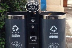 吕梁市户外环保不锈钢分类垃圾桶
