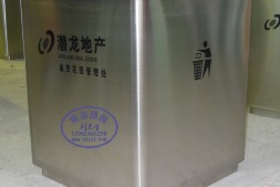 忻州市室内地产大口径不锈钢垃圾桶
