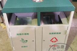 山西忻州市政分类钢制垃圾回收箱定制