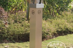 山西朔州创意方形不锈钢灭烟柱