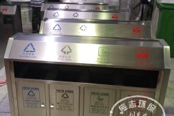 忻州小区四分类不锈钢垃圾箱生产厂家