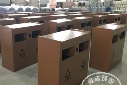 山西户外小区喷塑不锈钢分类垃圾桶